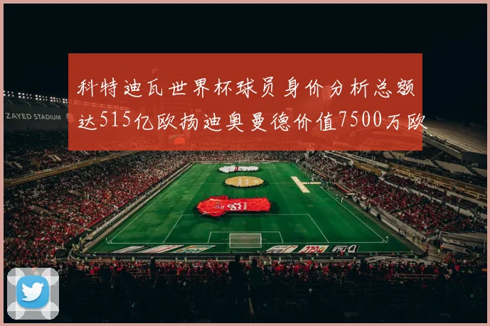科特迪瓦世界杯球员身价分析总额达515亿欧扬迪奥曼德价值7500万欧